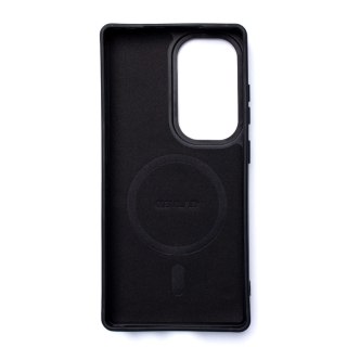 Etui Wozinsky Carbon Fibre Case z MagSafe na Samsung Galaxy S25 - czarne