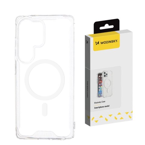 Etui Wozinsky Clear Corner Case MagSafe na Samsung Galaxy S24 FE - przezroczyste Etui Wozinsky Clear Corner Case MagSafe na Samsung Galaxy S24 FE - przezroczyste