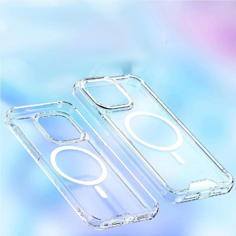 Etui Wozinsky Clear Corner Case MagSafe na Samsung Galaxy S24 FE - przezroczyste Etui Wozinsky Clear Corner Case MagSafe na Samsung Galaxy S24 FE - przezroczyste
