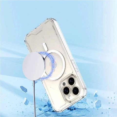 Etui Wozinsky Clear Corner Case MagSafe na Samsung Galaxy S24 FE - przezroczyste Etui Wozinsky Clear Corner Case MagSafe na Samsung Galaxy S24 FE - przezroczyste