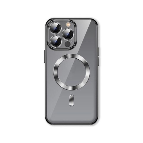 Etui Wozinsky Electroplated Magsafe na Samsung Galaxy S24 FE - czarne Etui Wozinsky Electroplated Magsafe na Samsung Galaxy S24 FE - czarne