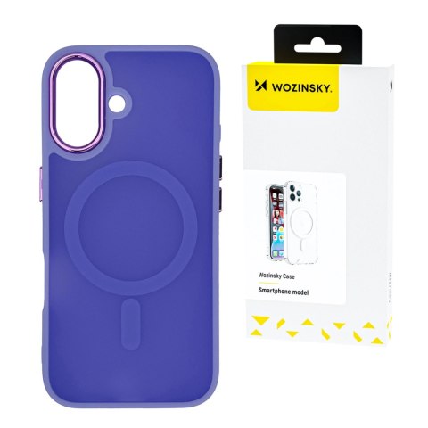 Etui Wozinsky Fashion Case MagSafe na Samsung Galaxy S25 - fioletowe Etui Wozinsky Fashion Case MagSafe na Samsung Galaxy S25 - fioletowe