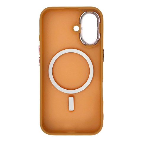 Etui Wozinsky Fashion Case MagSafe na Samsung Galaxy S25 - pomarańczowe