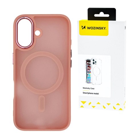 Etui Wozinsky Fashion Case MagSafe na Samsung Galaxy S25+ - różowe Etui Wozinsky Fashion Case MagSafe na Samsung Galaxy S25+ - różowe