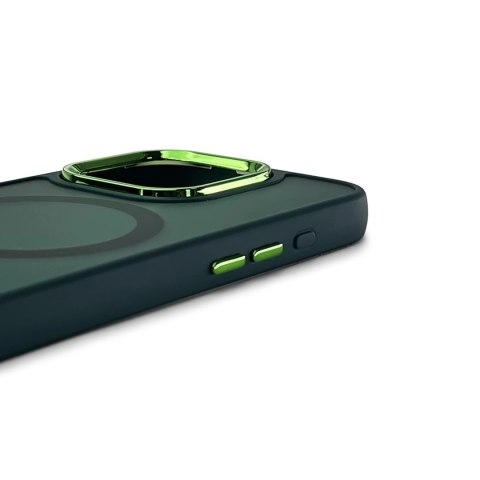 Etui Wozinsky Fashion Case MagSafe na Samsung Galaxy S25 - zielone