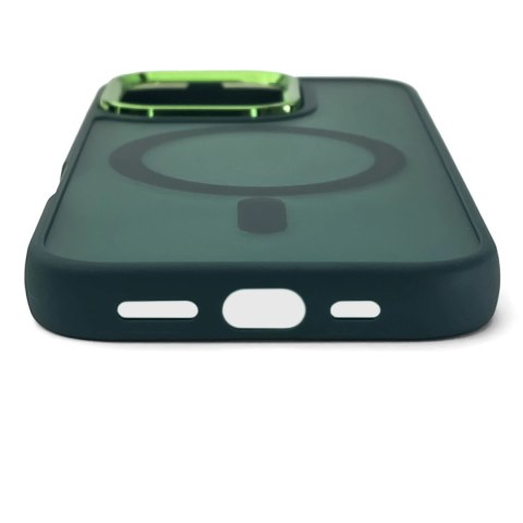 Etui Wozinsky Fashion Case MagSafe na Samsung Galaxy S25 - zielone