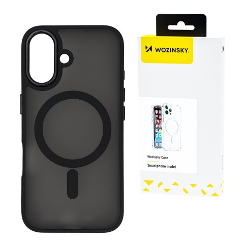 Etui Wozinsky Fashion Case z MagSafe na Samsung Galaxy S24 FE - czarne Etui Wozinsky Fashion Case z MagSafe na Samsung Galaxy S24 FE - czarne