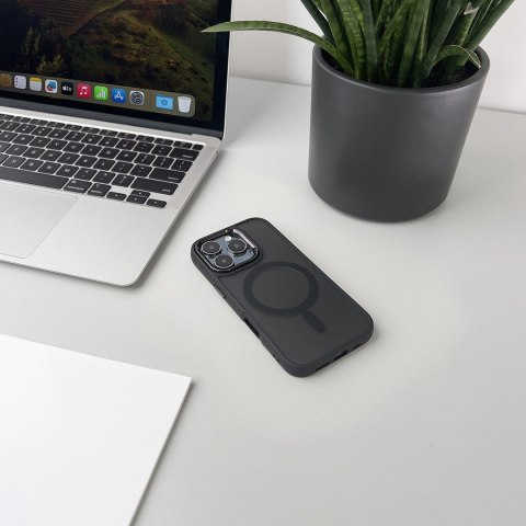 Etui Wozinsky Fashion Case z MagSafe na Samsung Galaxy S24 FE - czarne Etui Wozinsky Fashion Case z MagSafe na Samsung Galaxy S24 FE - czarne