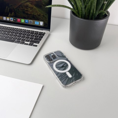 Etui Wozinsky Ultra Clear MagSafe na Samsung Galaxy S24 FE - przezroczyste