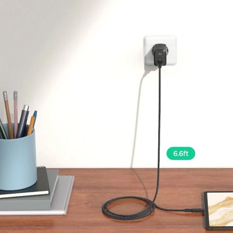 Ładowarka Spigen ArcStation Pro + kabel USB-C 65W - biała Ładowarka Spigen ArcStation Pro + kabel USB-C 65W - biała