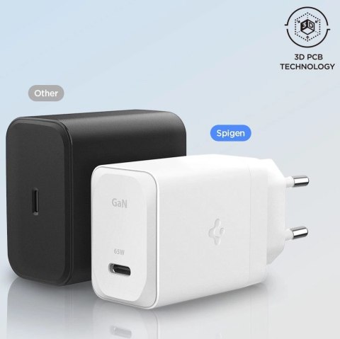 Ładowarka Spigen ArcStation Pro + kabel USB-C 65W - biała Ładowarka Spigen ArcStation Pro + kabel USB-C 65W - biała