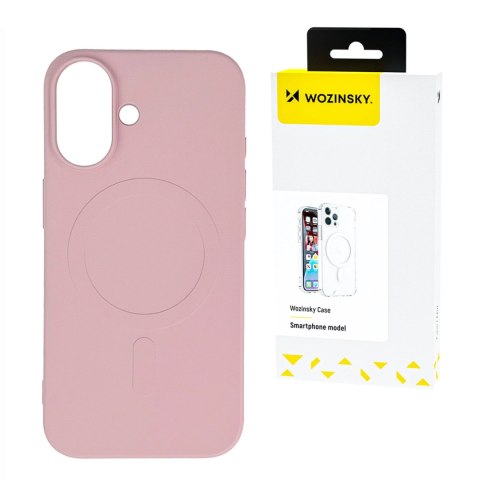 Silikonowe etui Wozinsky Silicone Case kompatybilne z MagSafe na Samsung Galaxy S24 FE - różowe Silikonowe etui Wozinsky Silicone Case kompatybilne z MagSafe na Samsung Galaxy S24 FE - różowe