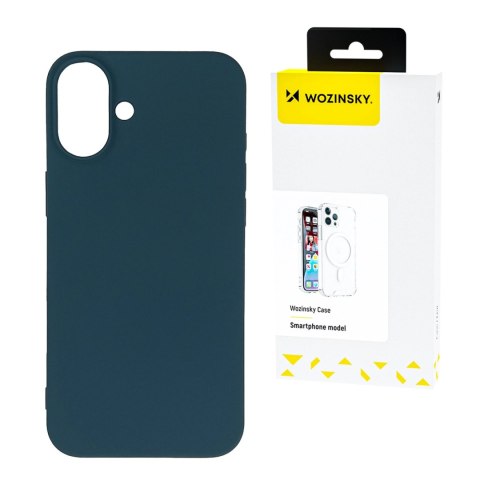 Silikonowe etui Wozinsky Silicone Case na Samsung Galaxy S24 FE - niebieskie