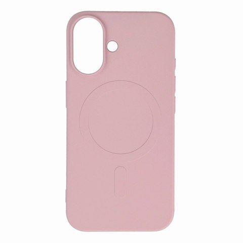 Wozinsky Liquid Silicone Case MagSafe Samsung Galaxy S24 FE Light pink