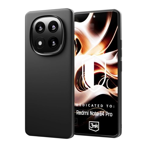Etui 3mk Matt Case na Xiaomi Redmi Note 14 Pro - czarne