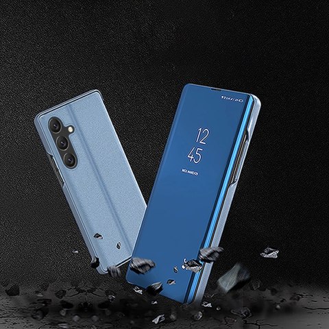 Etui Clear View Case do Samsung Galaxy A26 pokrowiec z klapką - niebieskie