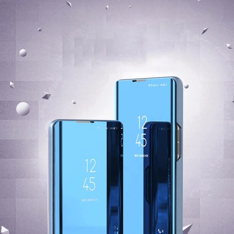 Etui Clear View Case do Samsung Galaxy A26 pokrowiec z klapką - niebieskie