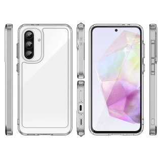 Etui Outer Space Case do Samsung Galaxy A56 pokrowiec z elastyczną ramką - przezroczyste