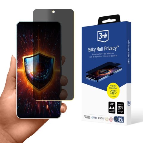 Folia ochronna prywatyzująca matowa 3mk Silky Matt Privacy na OnePlus Nord 4 Folia ochronna prywatyzująca matowa 3mk Silky Matt Privacy na OnePlus Nord 4