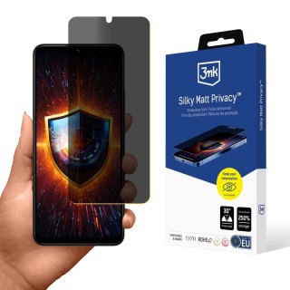 Folia prywatyzująca 3mk Silky Matt Privacy na Xiaomi Redmi 14C / POCO C75 / Redmi A4 5G
