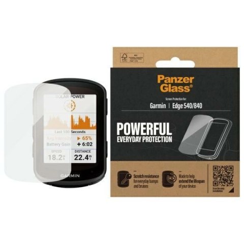 Szkło hartowane PanzerGlass Screen Protector na Garmin Edge 540 / 840 Szkło hartowane PanzerGlass Screen Protector na Garmin Edge 540 / 840