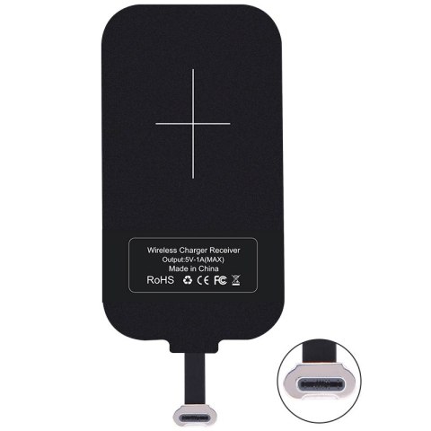 Wkładka indukcyjna Qi Nillkin Magic Tag USB-C - czarna Wkładka indukcyjna Qi Nillkin Magic Tag USB-C - czarna