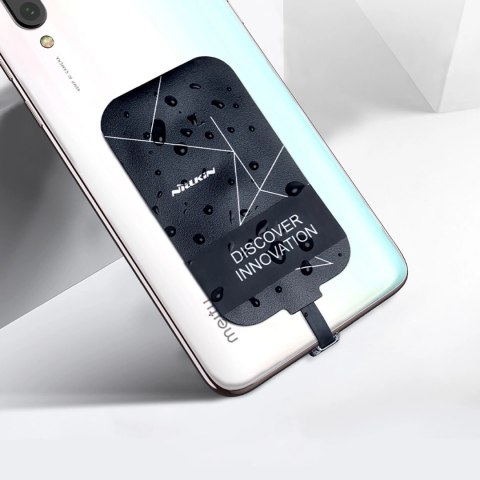 Wkładka indukcyjna Qi Nillkin Magic Tag USB-C - czarna Wkładka indukcyjna Qi Nillkin Magic Tag USB-C - czarna