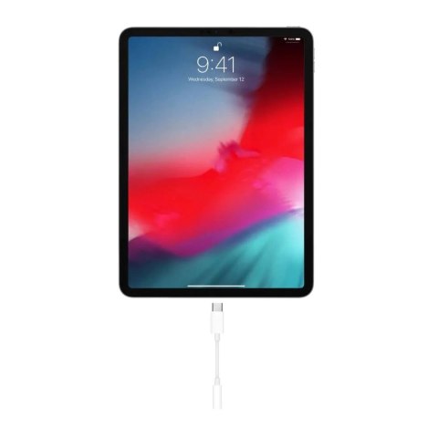 Adapter Apple MW2Q3ZM/A USB-C - mini jack 3.5mm - biały