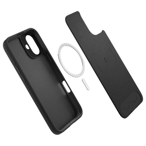 Etui Spigen Cyrill Kajuk Mag MagSafe na iPhone 16 - czarne Etui Spigen Cyrill Kajuk Mag MagSafe na iPhone 16 - czarne