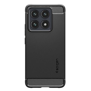Etui Spigen Rugged Armor na Xiaomi 14T Pro - matowy czarny