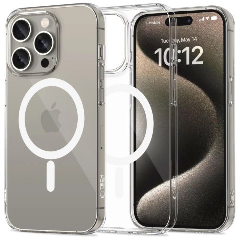 Etui Tech-Protect FlexAir MagSafe na iPhone 15 Pro - przezroczyste