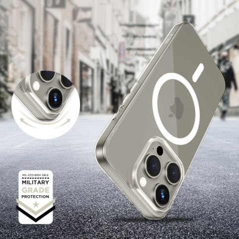 Etui Tech-Protect FlexAir MagSafe na iPhone 15 Pro - przezroczyste