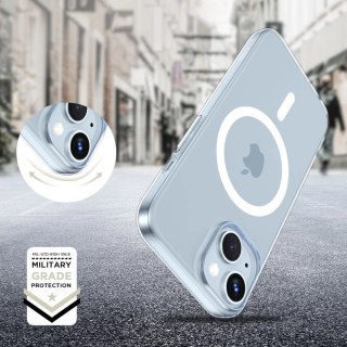 Etui Tech-Protect FlexAir MagSafe na iPhone 15 - przezroczyste