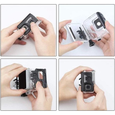 Etui Tech-Protect GA200 wodoodporne do GoPro Hero 5 / 6 / 7 - przezroczyste