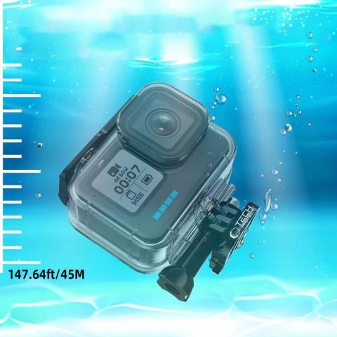 Etui Tech-Protect GA200 wodoodporne do GoPro Hero 9 / 10 / 11 / 12 - przezroczyste