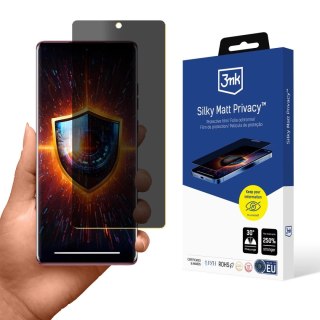 Folia ochronna prywatyzująca matowa 3mk Silky Matt Privacy na Motorola Edge 50 Fusion