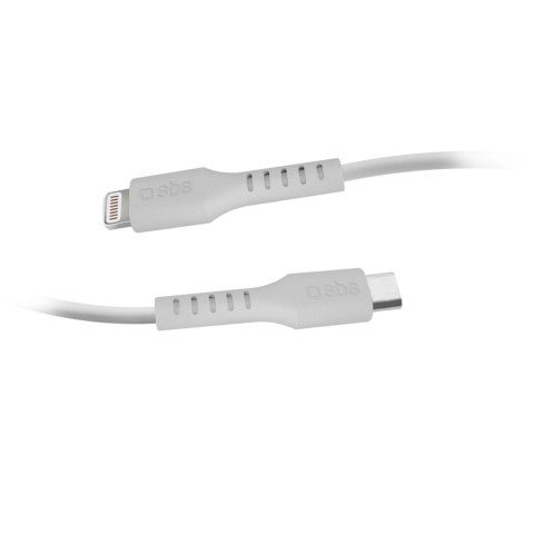 Kabel SBS TECABLELIGTC1W USB-C - Lightning z certyfikatem MFi, 1m - biały Kabel SBS TECABLELIGTC1W USB-C - Lightning z certyfikatem MFi, 1m - biały