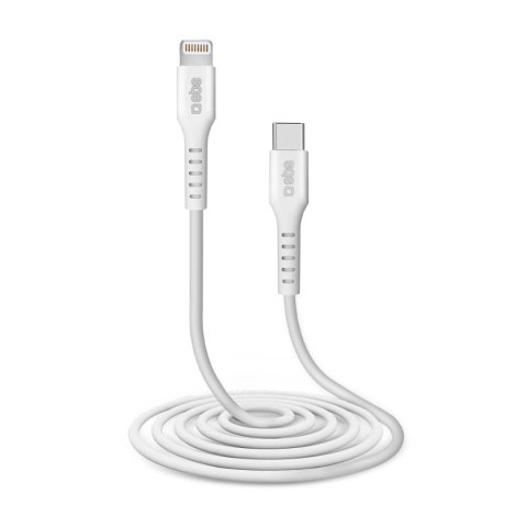 Kabel SBS TECABLELIGTC2W USB-C - Lightning 2 m - biały Kabel SBS TECABLELIGTC2W USB-C - Lightning 2 m - biały
