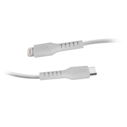 Kabel SBS TECABLELIGTC2W USB-C - Lightning 2 m - biały Kabel SBS TECABLELIGTC2W USB-C - Lightning 2 m - biały