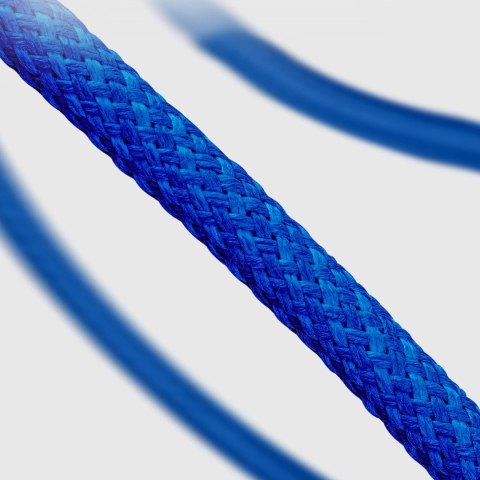 Kabel SBS TECABLETISSUETCCB USB-C - USB-C 1,5m 60W w oplocie - niebieski Kabel SBS TECABLETISSUETCCB USB-C - USB-C 1,5m 60W w oplocie - niebieski