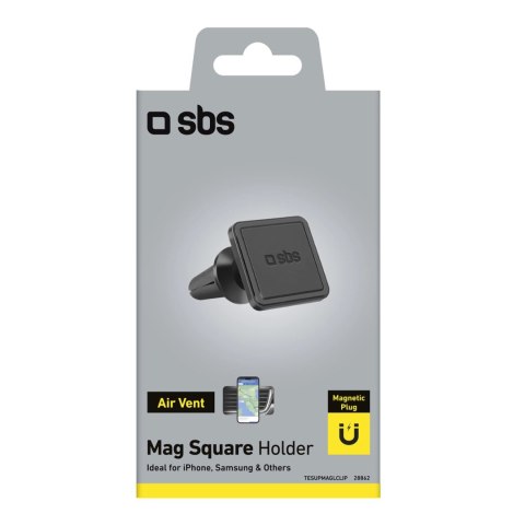 Magnetyczny uchwyt na smartfona SBS TESUPMAGLCLIP - czarny Magnetyczny uchwyt na smartfona SBS TESUPMAGLCLIP - czarny