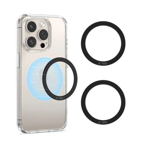 Pierścień Tech-Protect MMP-110 2w1 MagSafe - czarny / czarny