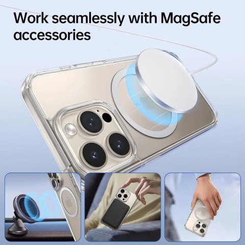 Pierścień Tech-Protect MMP-110 2w1 MagSafe - srebrny / srebrny