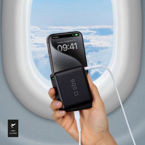Powerbank SBS TEBB10000HDPD20K 10000 mAh z Power Delivery - czarny Powerbank SBS TEBB10000HDPD20K 10000 mAh z Power Delivery - czarny