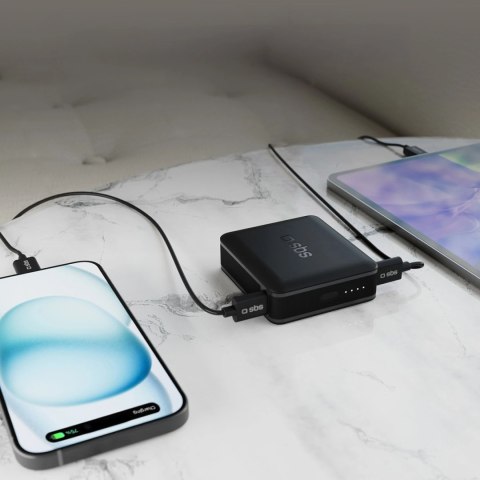 Powerbank SBS TEBB10000HDPD20K 10000 mAh z Power Delivery - czarny Powerbank SBS TEBB10000HDPD20K 10000 mAh z Power Delivery - czarny