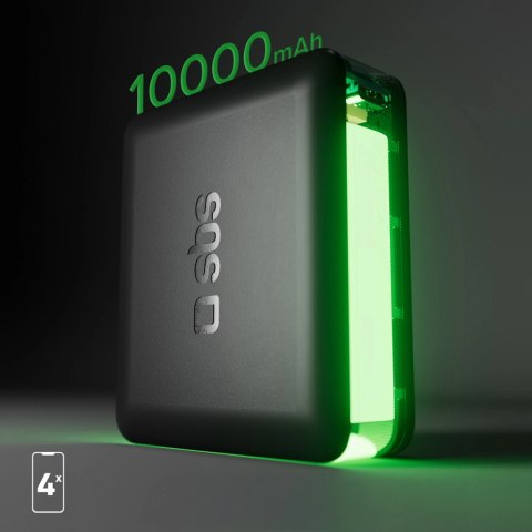 Powerbank SBS TEBB10000HDPD20K 10000 mAh z Power Delivery - czarny Powerbank SBS TEBB10000HDPD20K 10000 mAh z Power Delivery - czarny