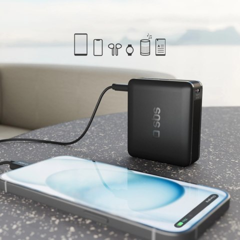 Powerbank SBS TEBB10000HDPD20K 10000 mAh z Power Delivery - czarny Powerbank SBS TEBB10000HDPD20K 10000 mAh z Power Delivery - czarny