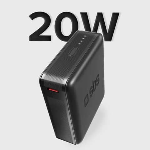 Powerbank SBS TEBB10000HDPD20K 10000 mAh z Power Delivery - czarny Powerbank SBS TEBB10000HDPD20K 10000 mAh z Power Delivery - czarny