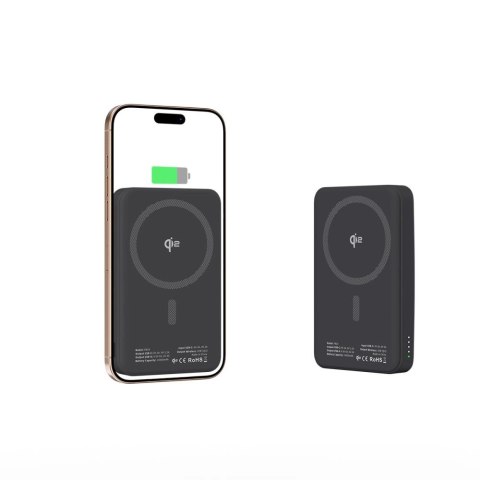 Powerbank Tech-Protect PB24 LifeMag QI2 MagSafe 10000 mAh - czarny Powerbank Tech-Protect PB24 LifeMag QI2 MagSafe 10000 mAh - czarny