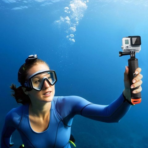 Uchwyt / bojka wypornościowa Tech-Protect GA100 Hand Grip do GoPro / DJI - czarny